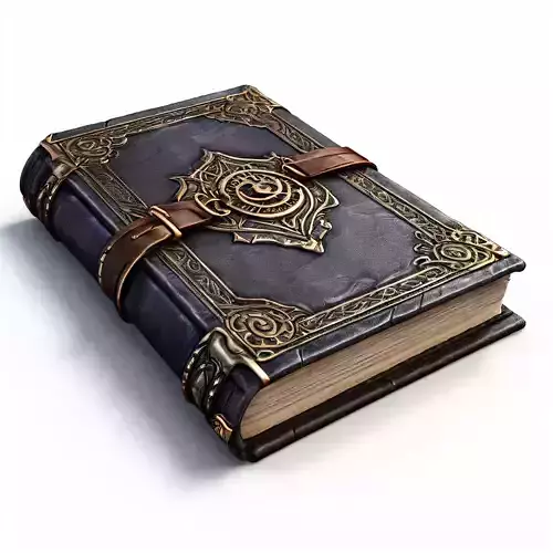 Ornate LeatherBound Antique Book