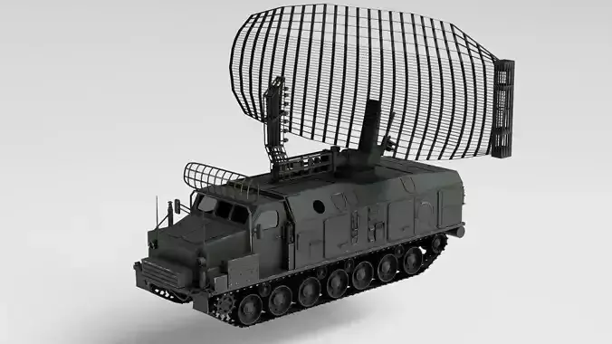 P-40 1S12 Radar Low-poly 3D model
