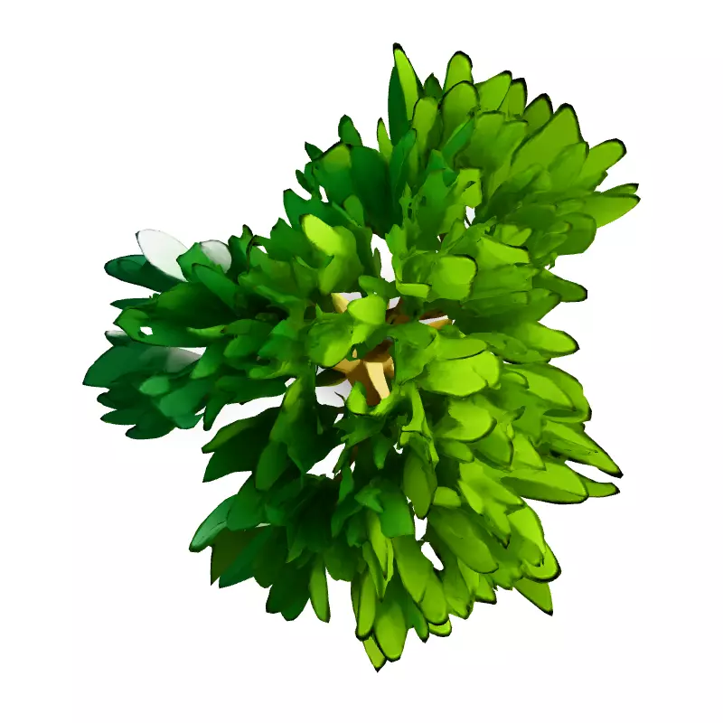 Low Poly Stylized Tree Low-poly 3D model_7