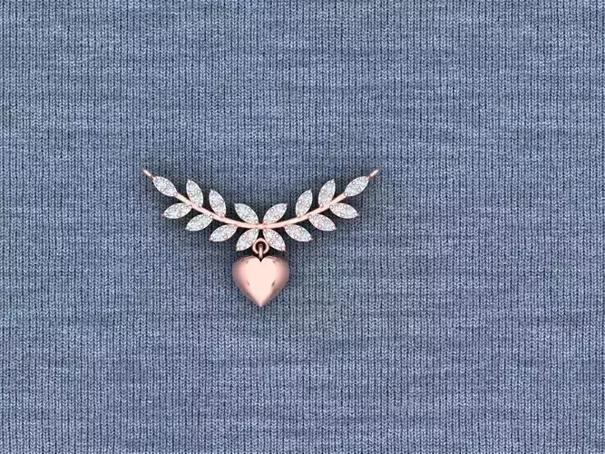 Wedding Engagement pendent 3D print model 