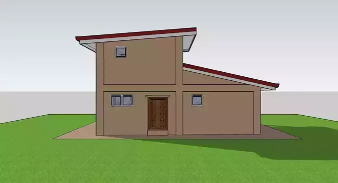 2nd Storey semi-bungalo residential house