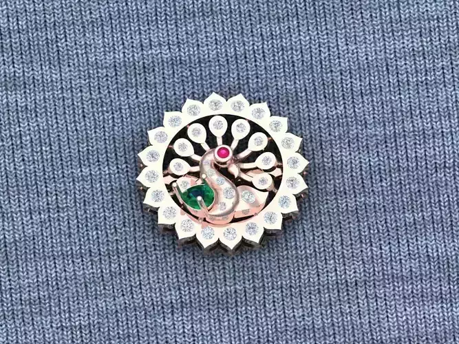 Wedding Engagement pendent 3D print model 