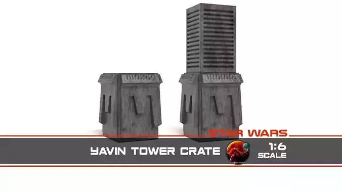 Yavin Tower Crate 1-6 scale Hottoys