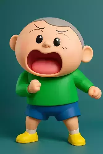 Masao Sato - Shinchan 3d Model 3D print model