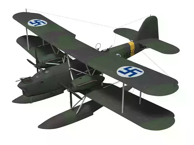Heinkel He59B 3D model