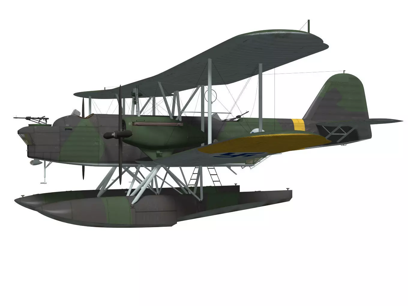 Heinkel He59B 3D model_2