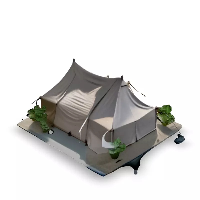 Luxury Glamping Tent 3D Model Low-poly 3D model_5