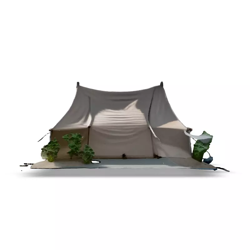 Luxury Glamping Tent 3D Model Low-poly 3D model_6