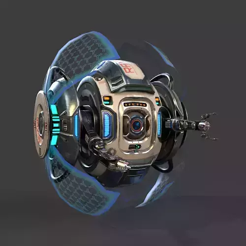 Sci-fi Drone RAV 3D model