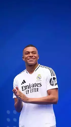 TPose Rigged Kylian Mbappe Real Madrid 3D model