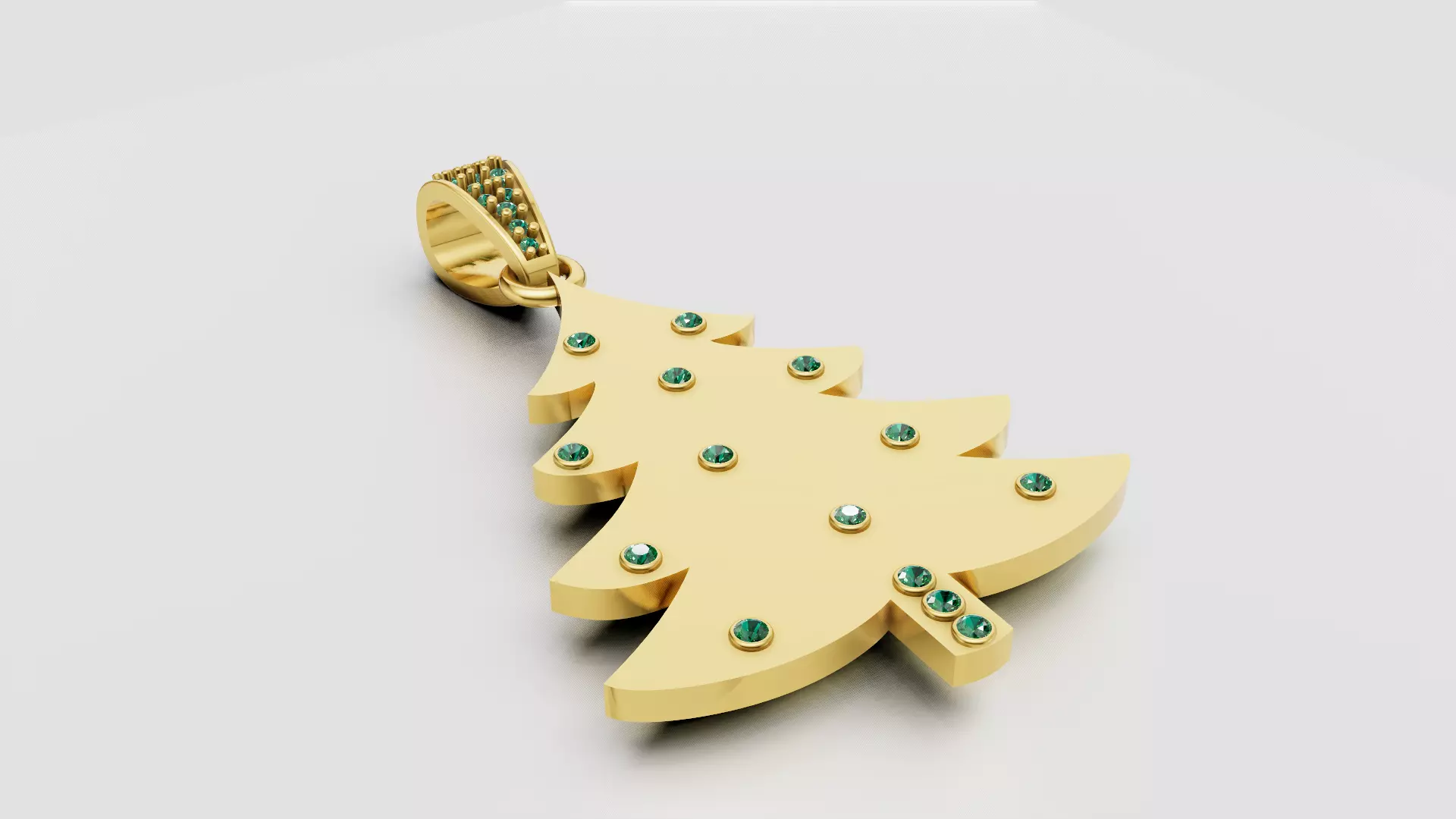 Christmas Pendant 3D printable model 3D print model_1