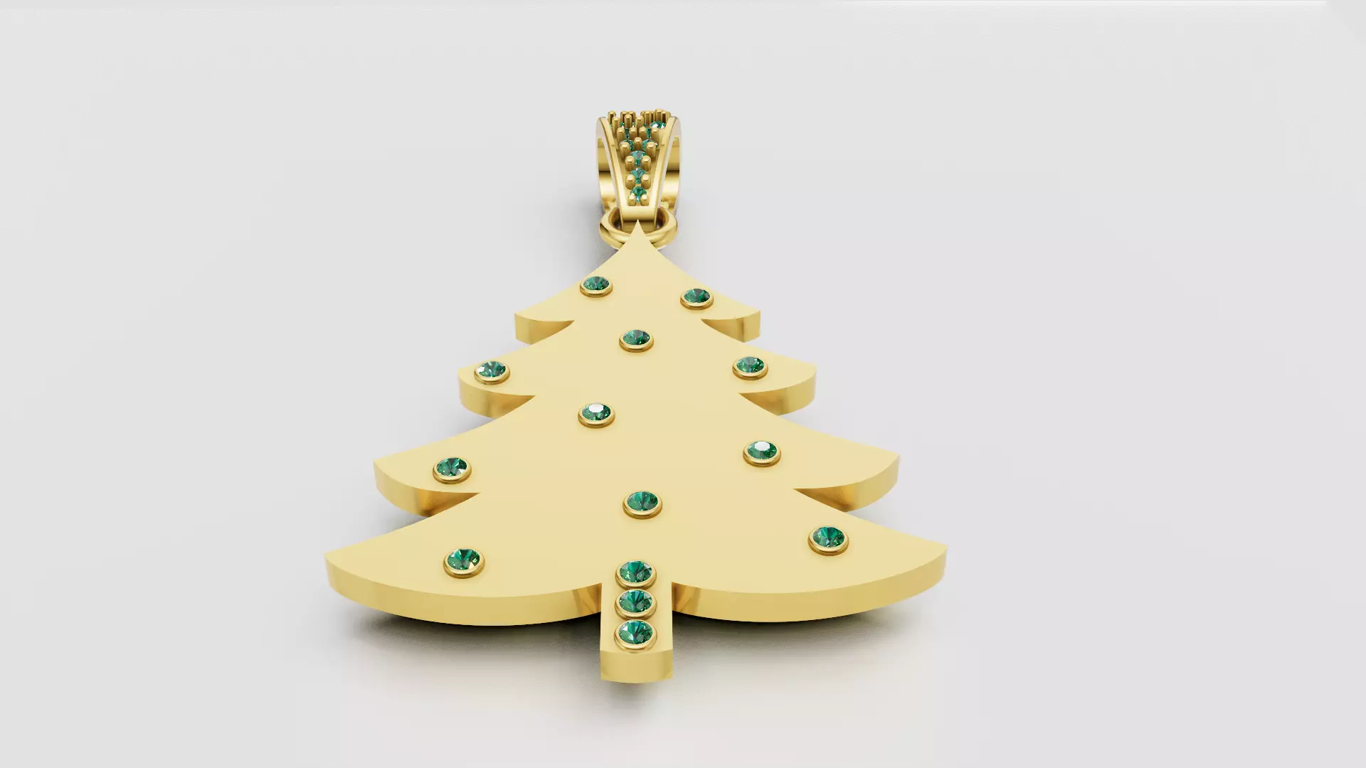 Christmas Pendant 3D printable model 3D print model_0