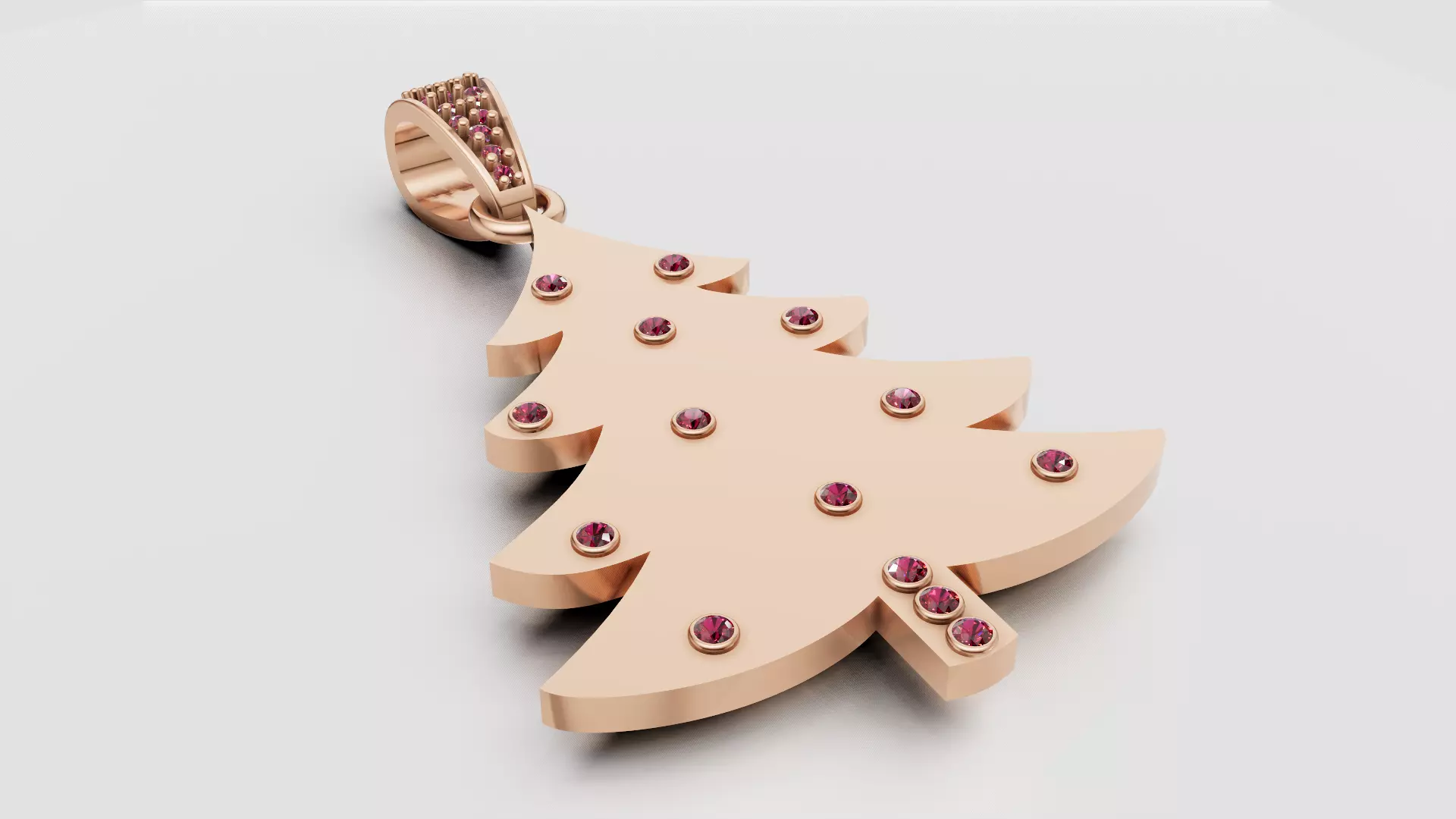 Christmas Pendant 3D printable model 3D print model_4