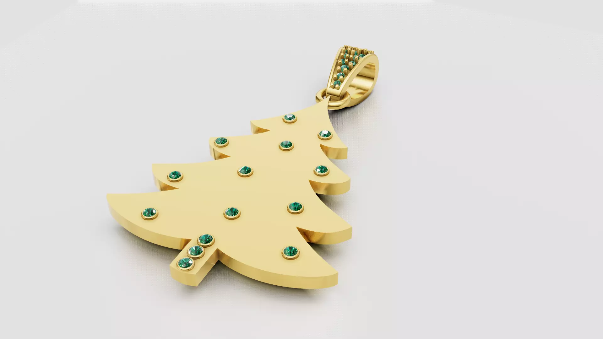 Christmas Pendant 3D printable model 3D print model_2
