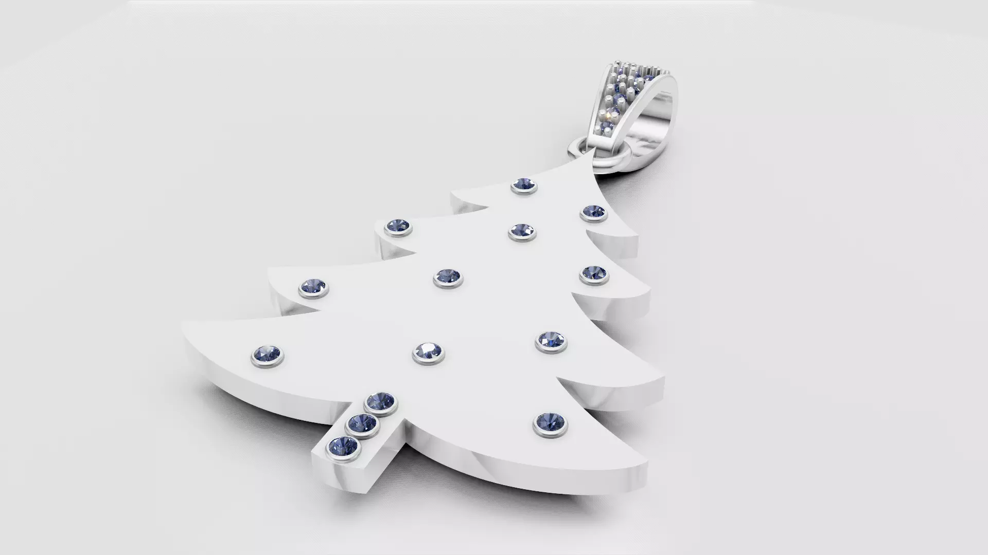 Christmas Pendant 3D printable model 3D print model_3