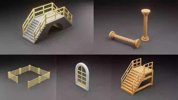 Architectural Assets Kitbash