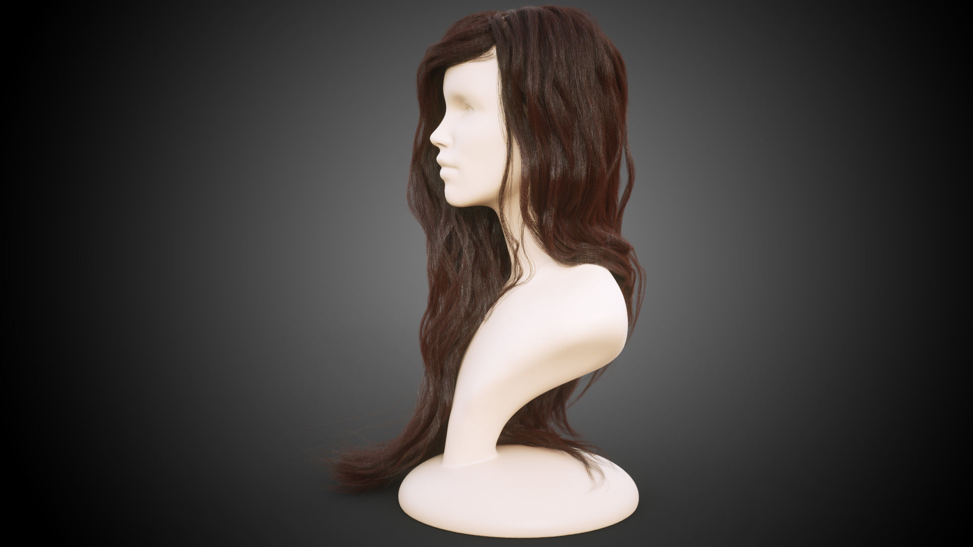 Long hair for production render in Octane Vray and Ornatrix 3D model_7