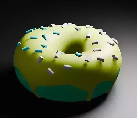 Donut with Sprinkles