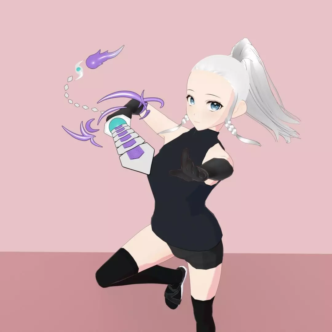 Swordsoul of Mo Ye Sword Low-poly 3D model_4