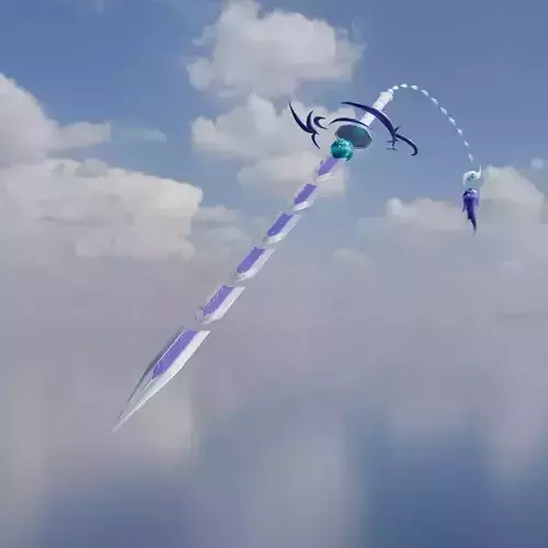 Swordsoul of Mo Ye Sword Low-poly 3D model