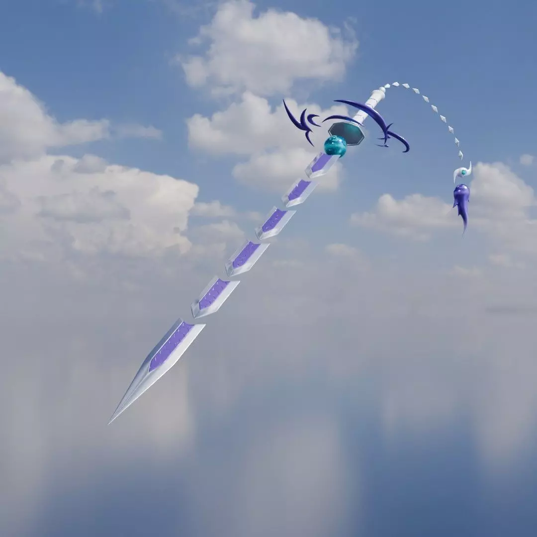 Swordsoul of Mo Ye Sword Low-poly 3D model_0