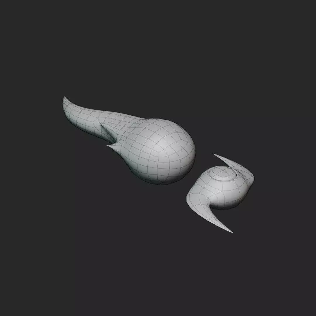 Swordsoul of Mo Ye Sword Low-poly 3D model_9