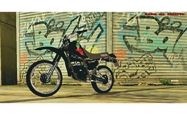 DT 175 YAMAHA Low-poly 3D model_4
