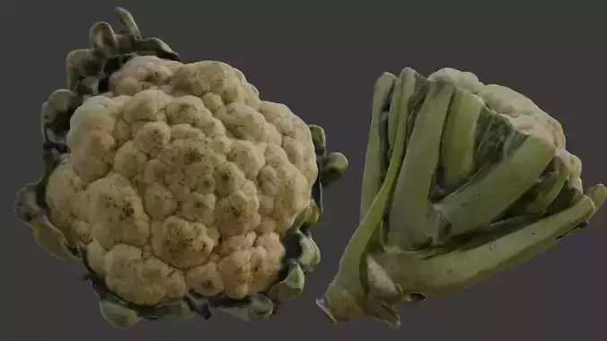  Cauliflower Vegetable Scan