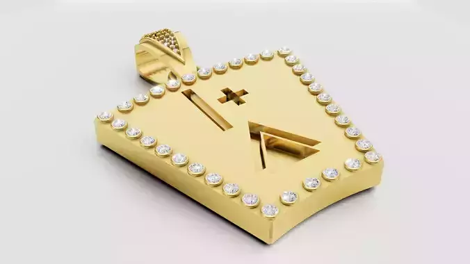 Ace Of Spades Pendant  3D printable model 
