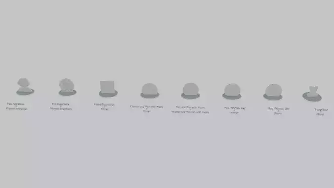 Mothers and Fathers Day Mini Pack Emoji Statues