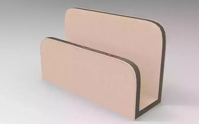 Zumba Card Holder Low-poly 3D model