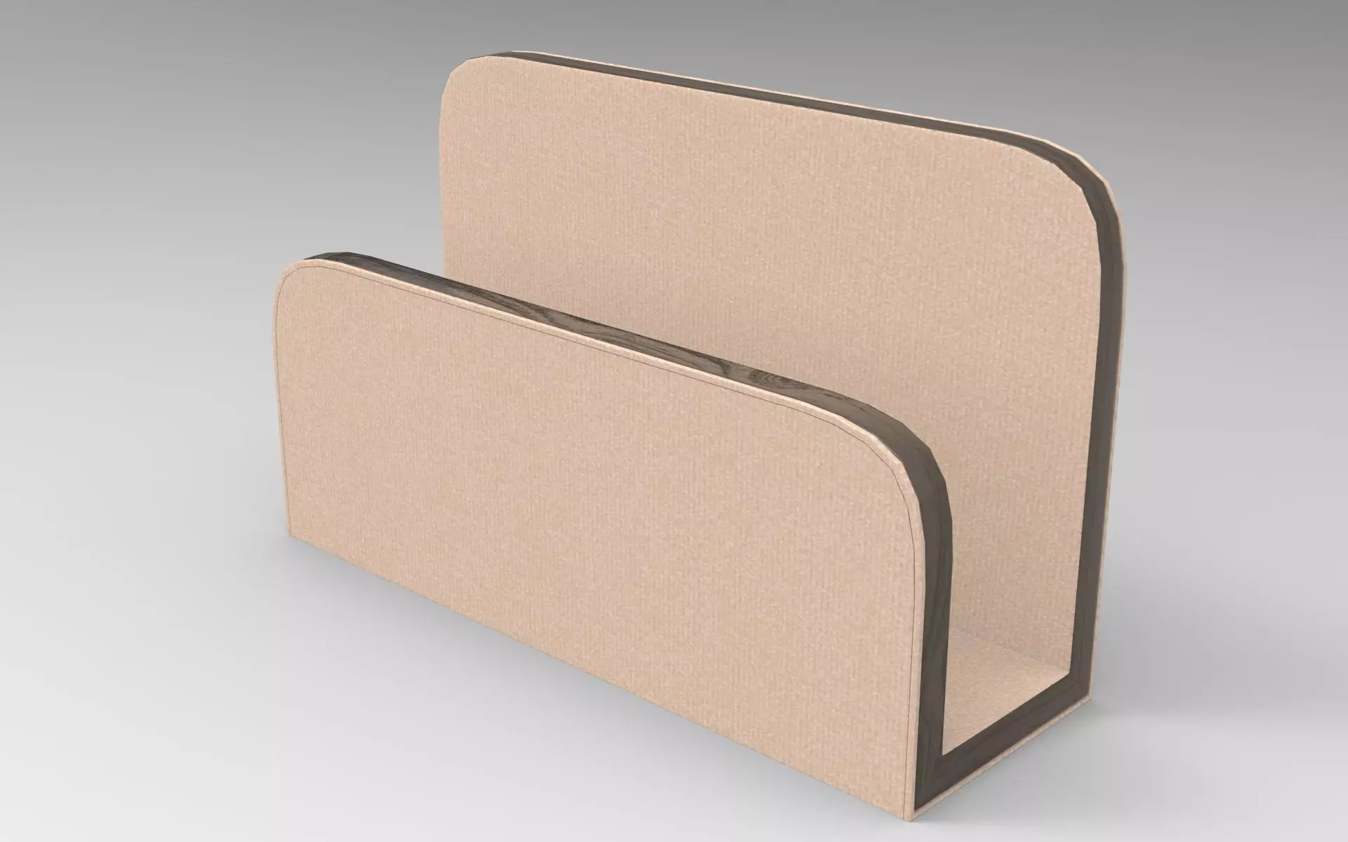 Zumba Card Holder Low-poly 3D model_0