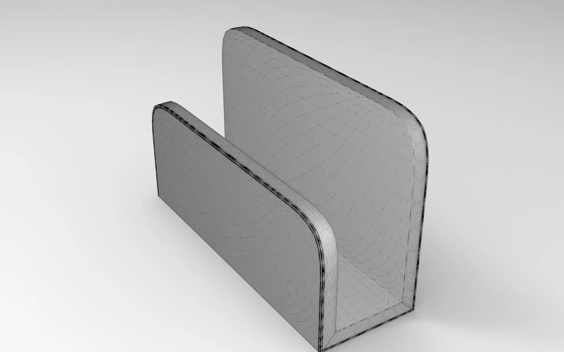 Zumba Card Holder Low-poly 3D model_5