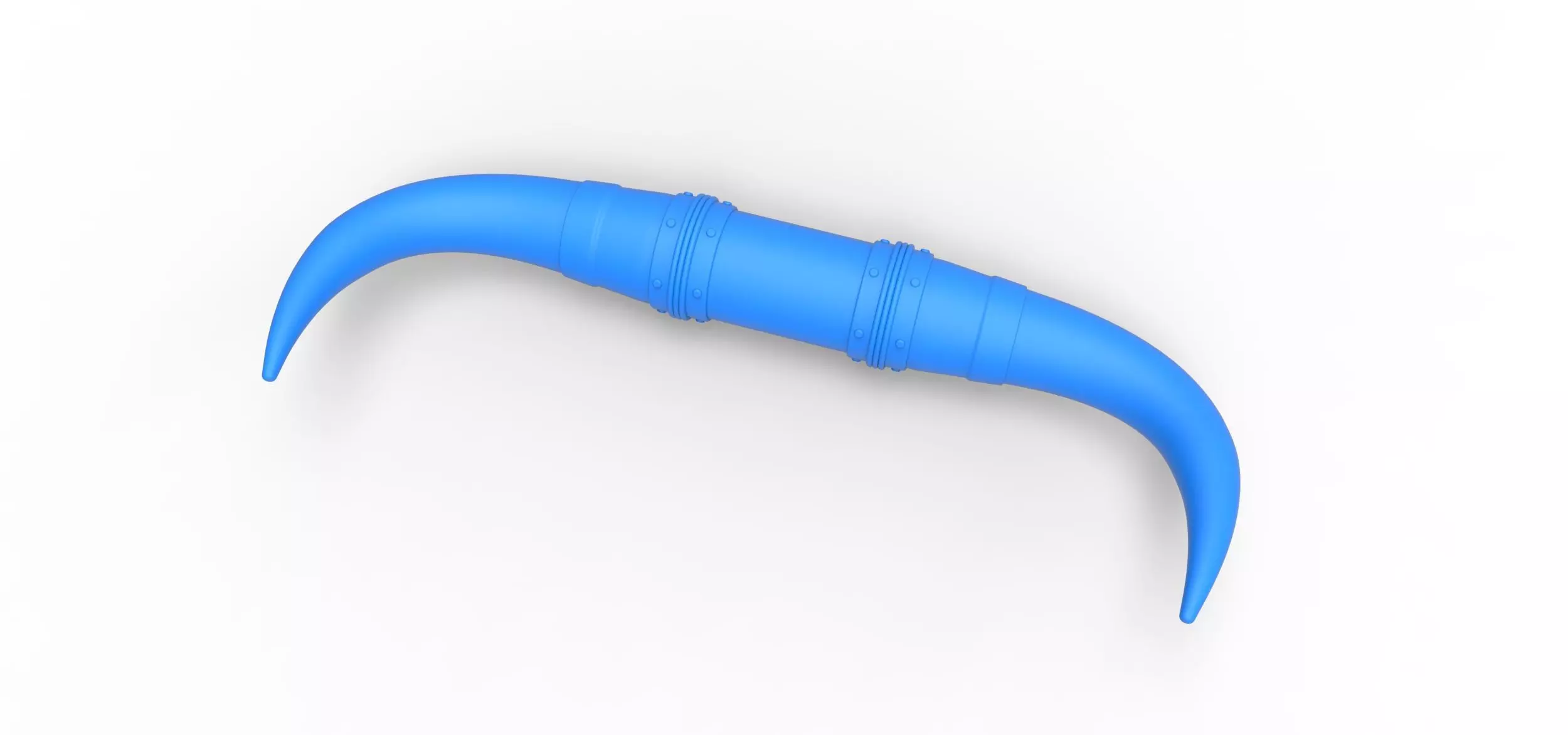 Bull horns for car ot truck Version 3 Scale 1 to 25 3D print model_10