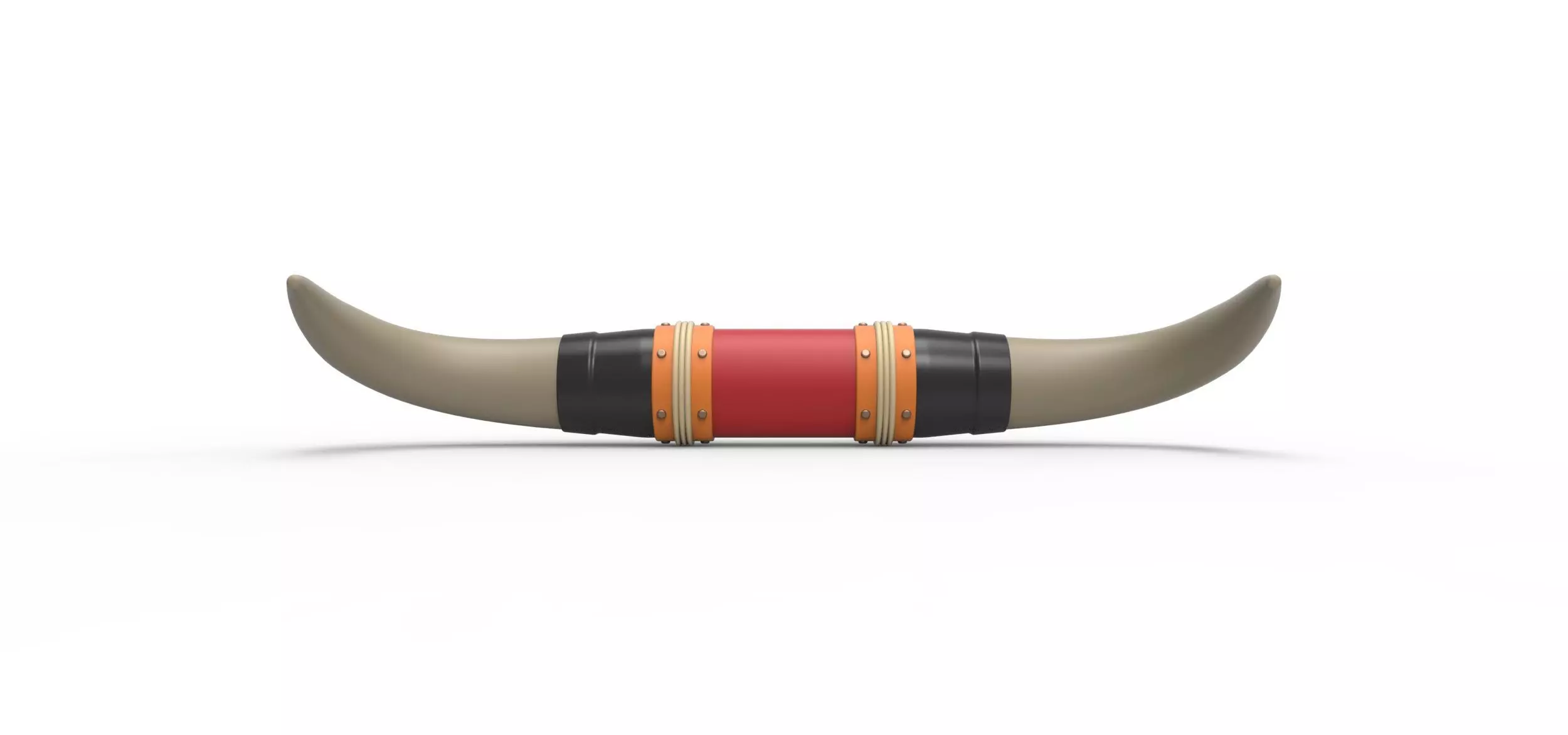 Bull horns for car ot truck Version 3 Scale 1 to 25 3D print model_3