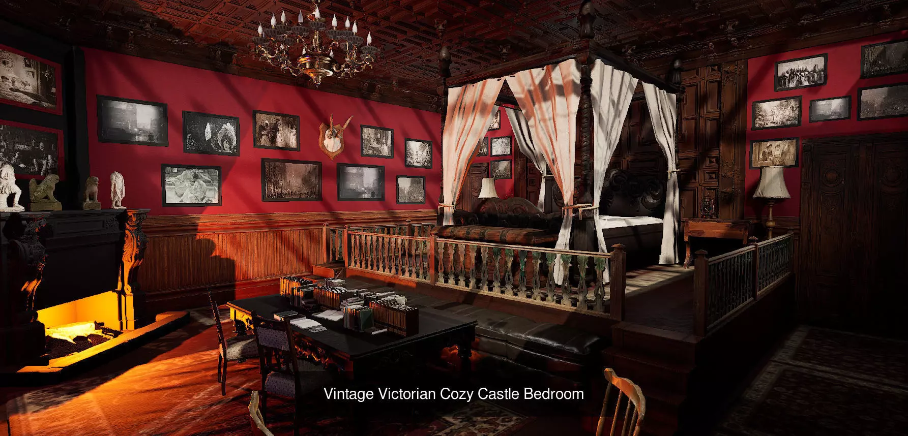 Victorian Interior Rooms Collection _7