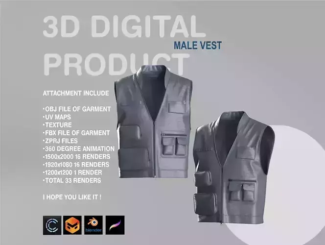 Male Vest