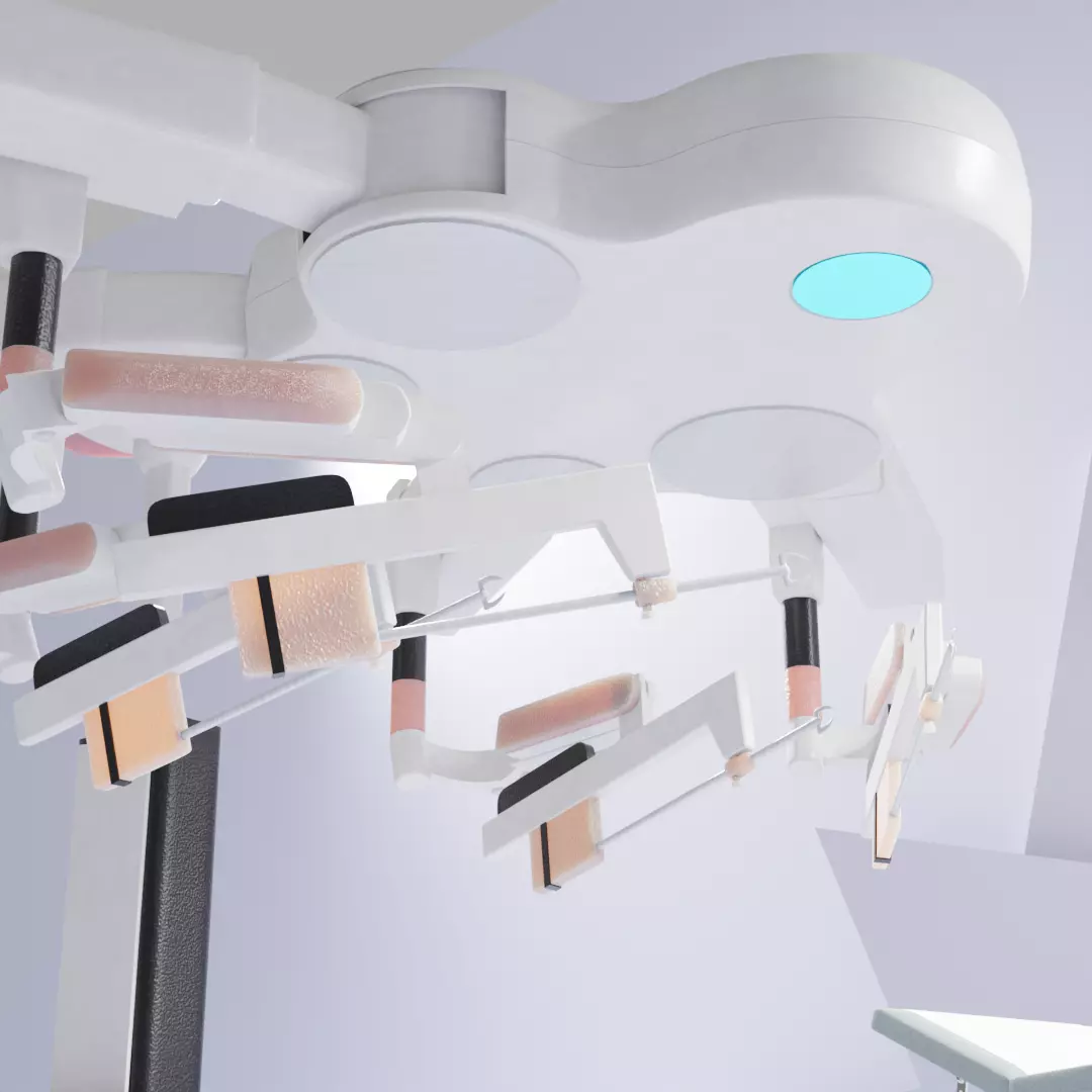 Da Vinci Surgical Robot 3D model_2