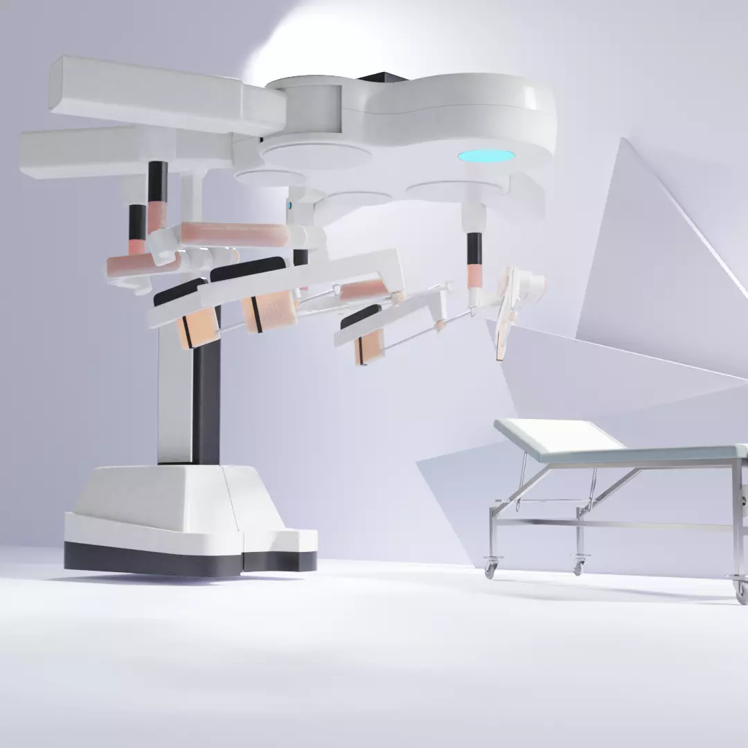 Da Vinci Surgical Robot 3D model_1