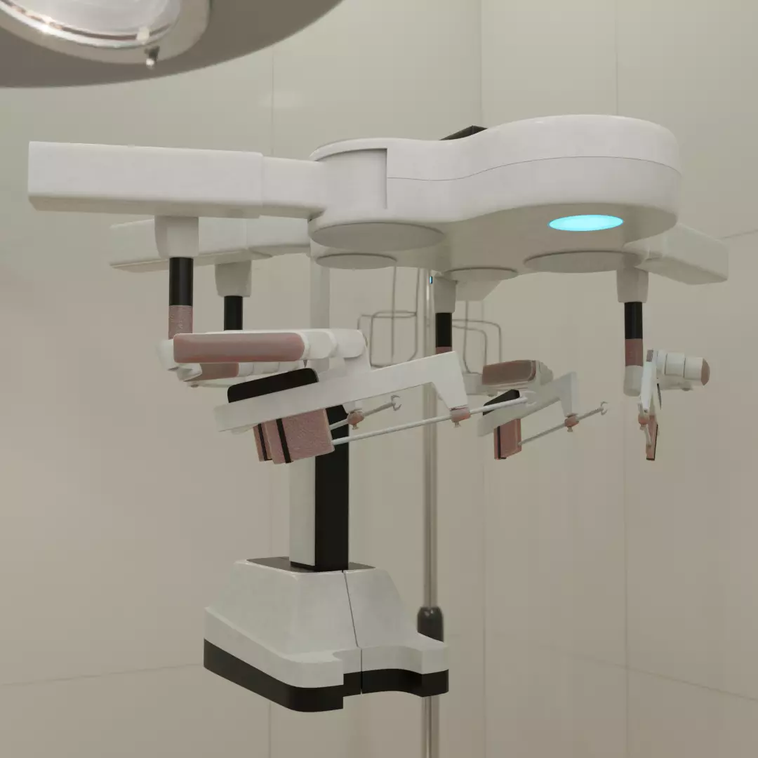 Da Vinci Surgical Robot 3D model_3