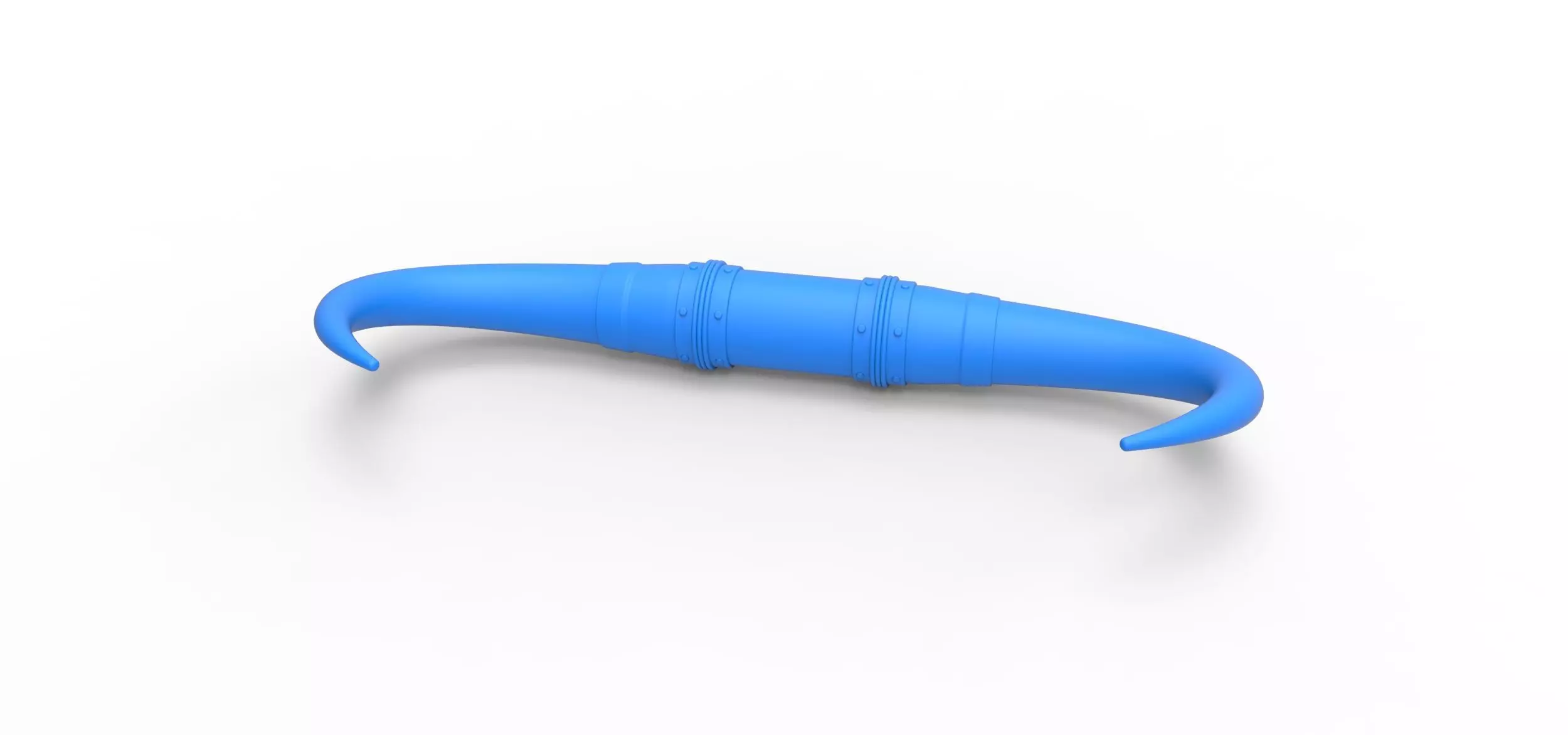 Bull horns for car ot truck Version 4 Scale 1 to 25 3D print model_10