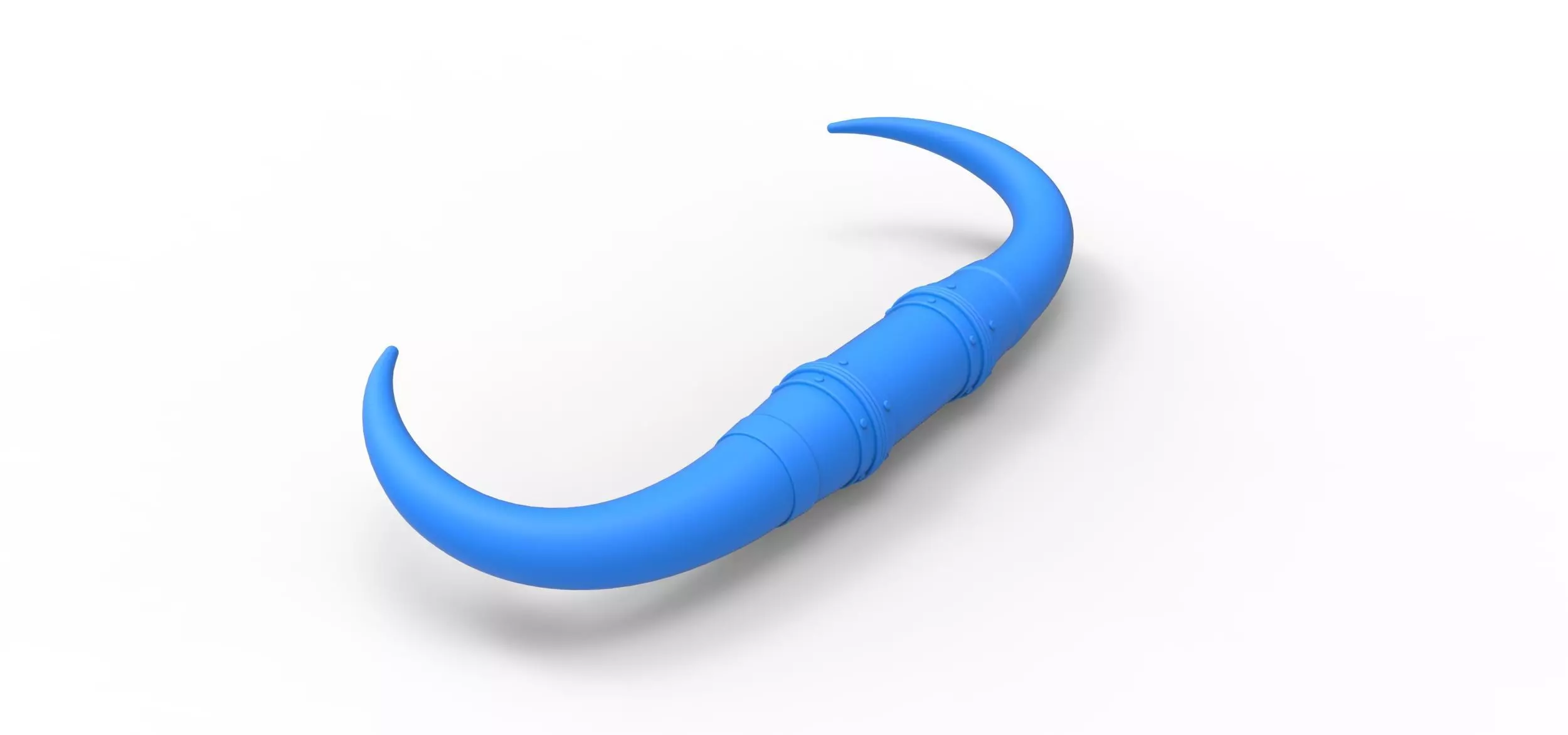 Bull horns for car ot truck Version 4 Scale 1 to 25 3D print model_16