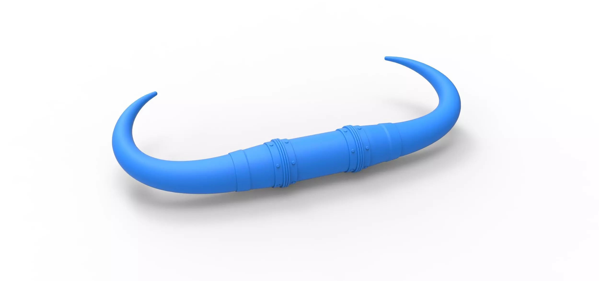 Bull horns for car ot truck Version 4 Scale 1 to 25 3D print model_17