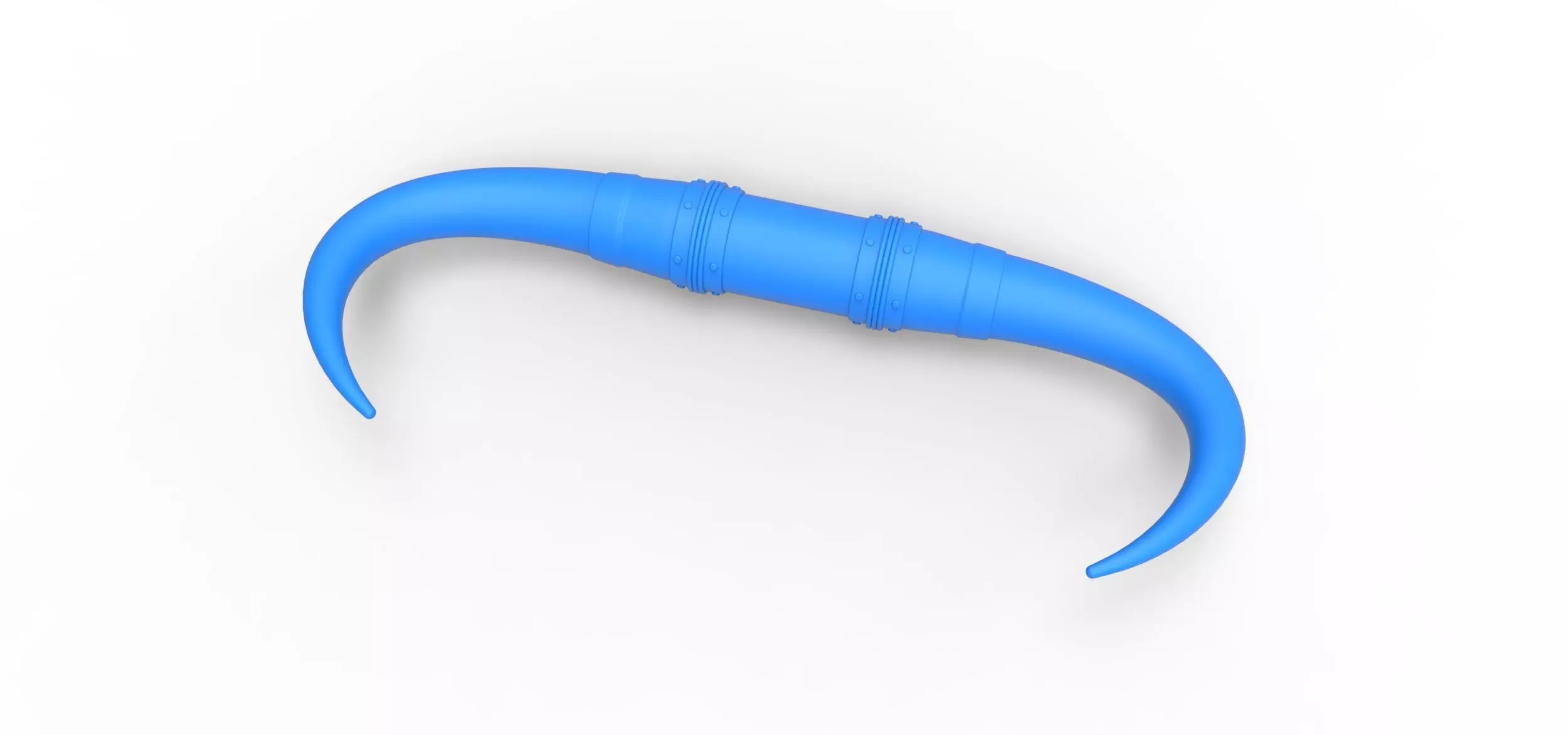 Bull horns for car ot truck Version 4 Scale 1 to 25 3D print model_9