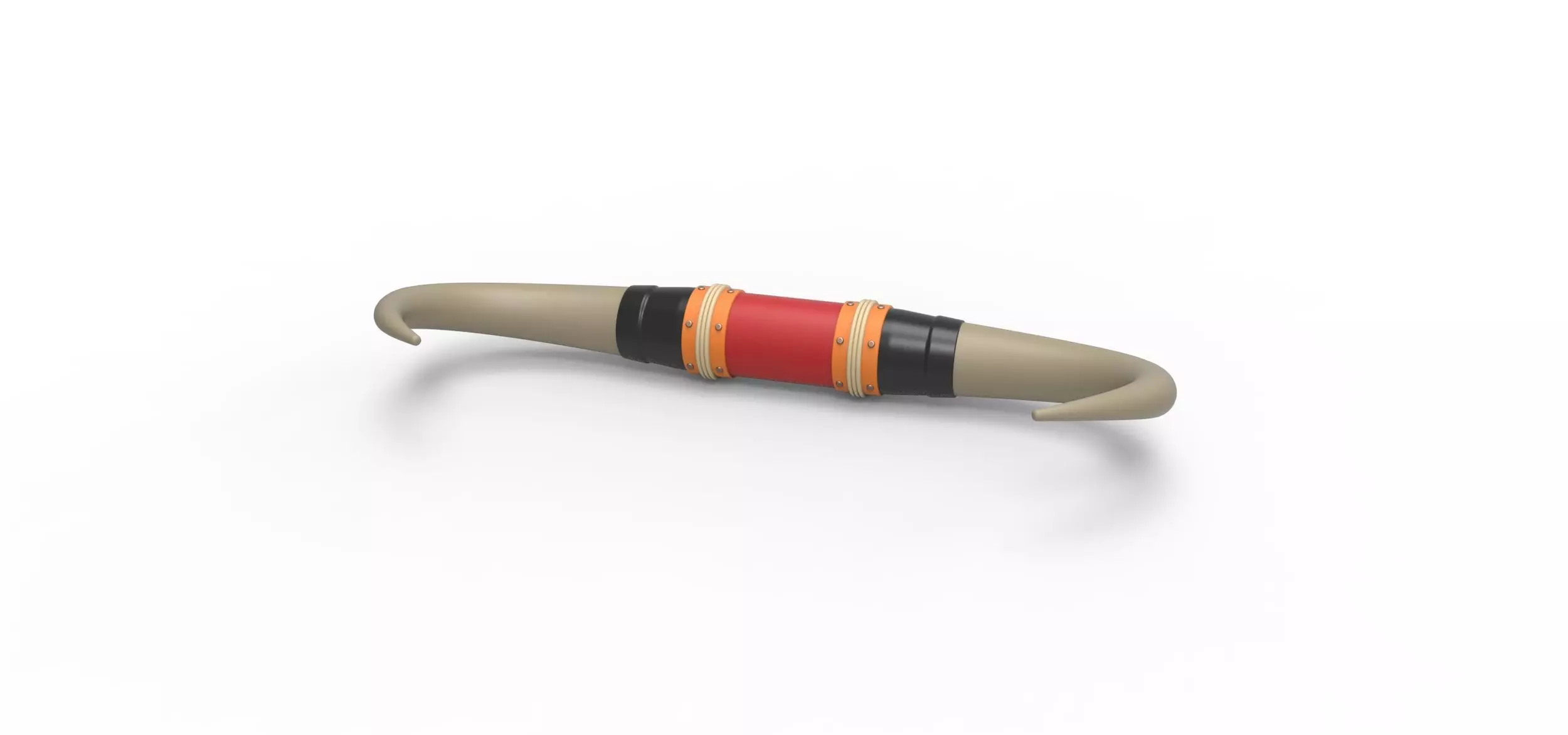 Bull horns for car ot truck Version 4 Scale 1 to 25 3D print model_1