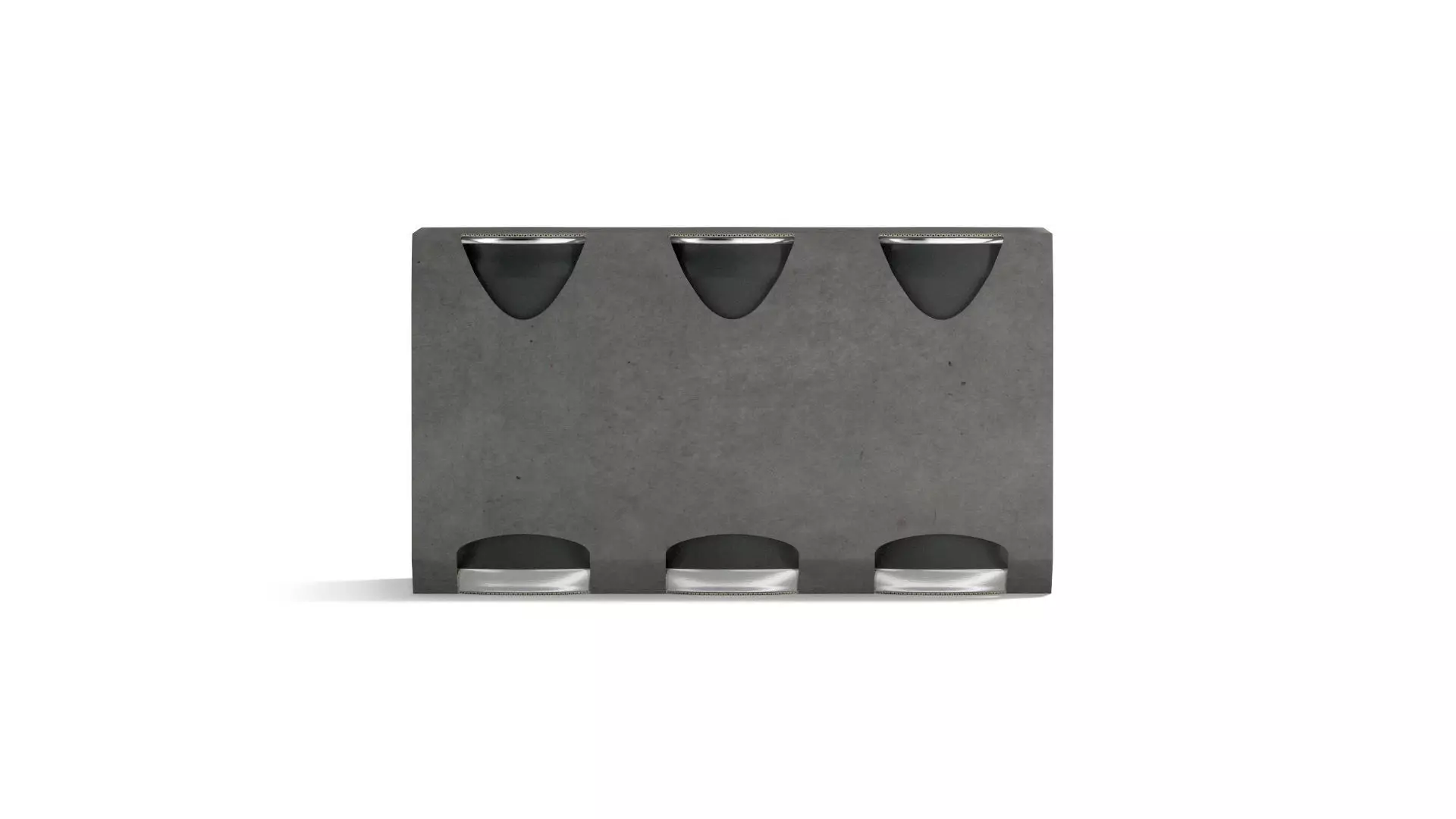 Black Six 330ml Can Cardboard Pack - for beer or juice soda 3D model_2