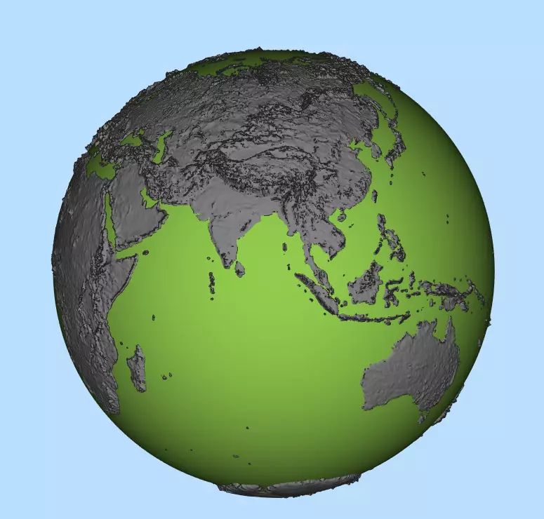 EarthSphere   3D print model_4