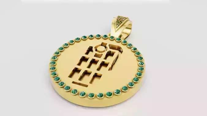 Grenade Pendant  3D printable model  