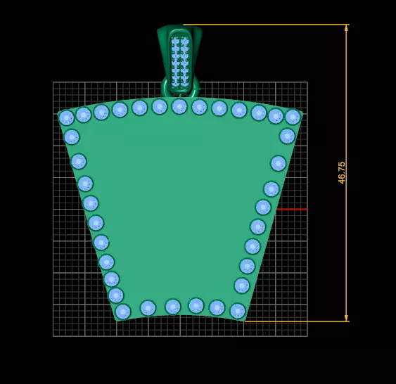 Gear And Star Pendant  3D printable model   3D print model_5