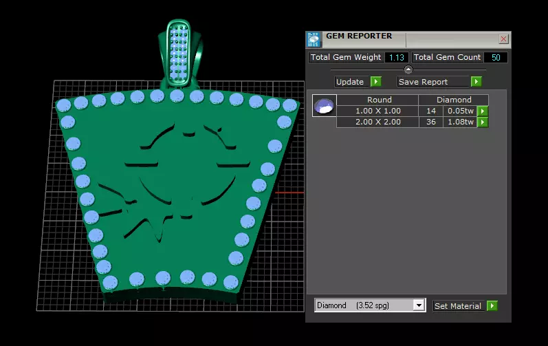Gear And Star Pendant  3D printable model   3D print model_6